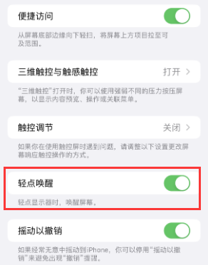 寿县苹果授权维修站分享iPhone轻点无法唤醒怎么办